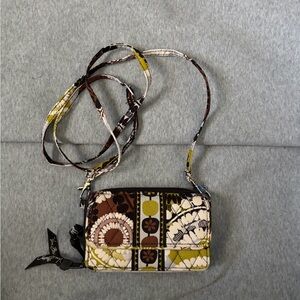 Vera Nradley Floral Patchwork Crossbody Bag